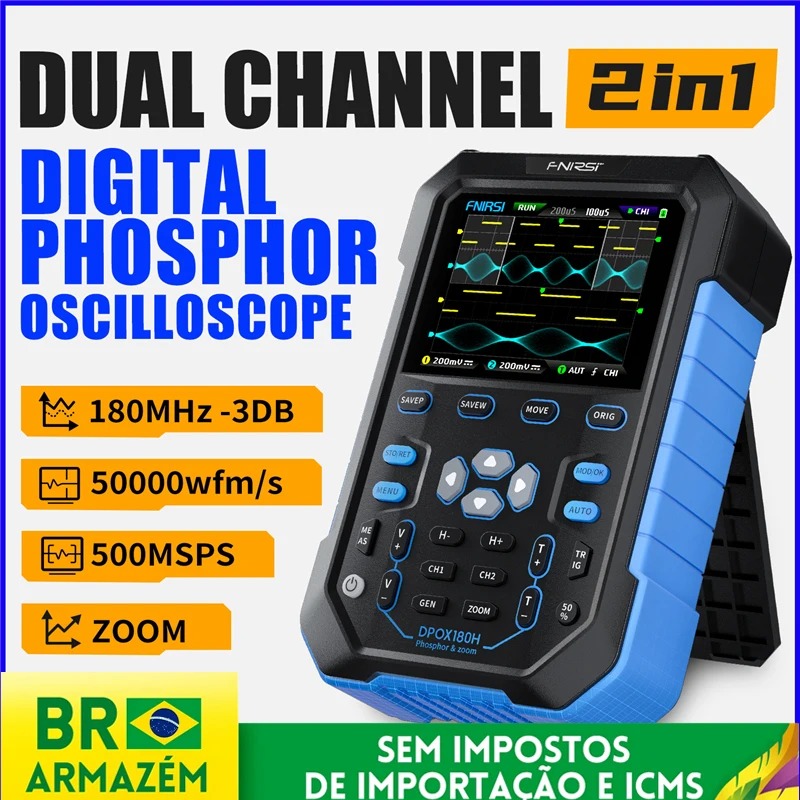 FNIRSI DPOX180H Przenośny Oscy – Fnirsi Digital Oscilloscope Handheld recenzja i cena
