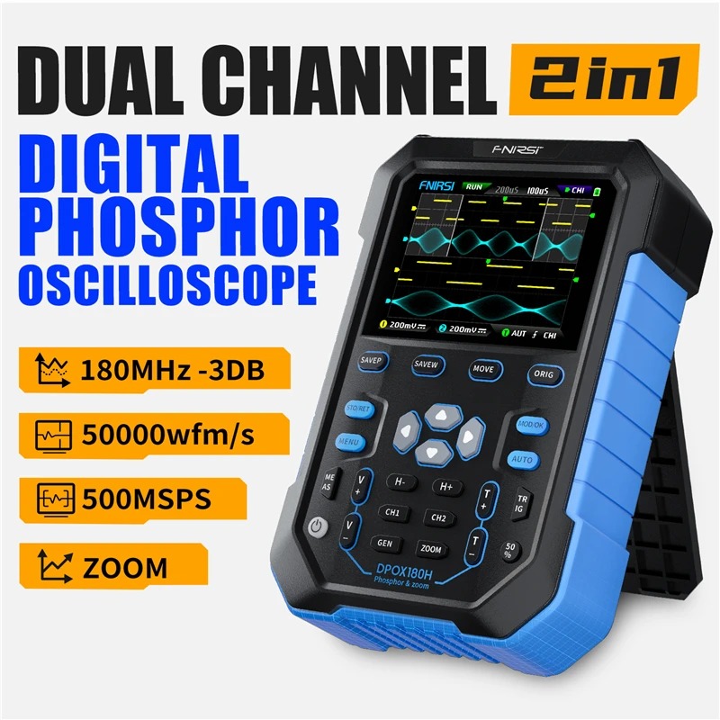 FNIRSI DPOX180H Przenośny Oscy – Fnirsi Digital Oscilloscope Handheld recenzja i cena
