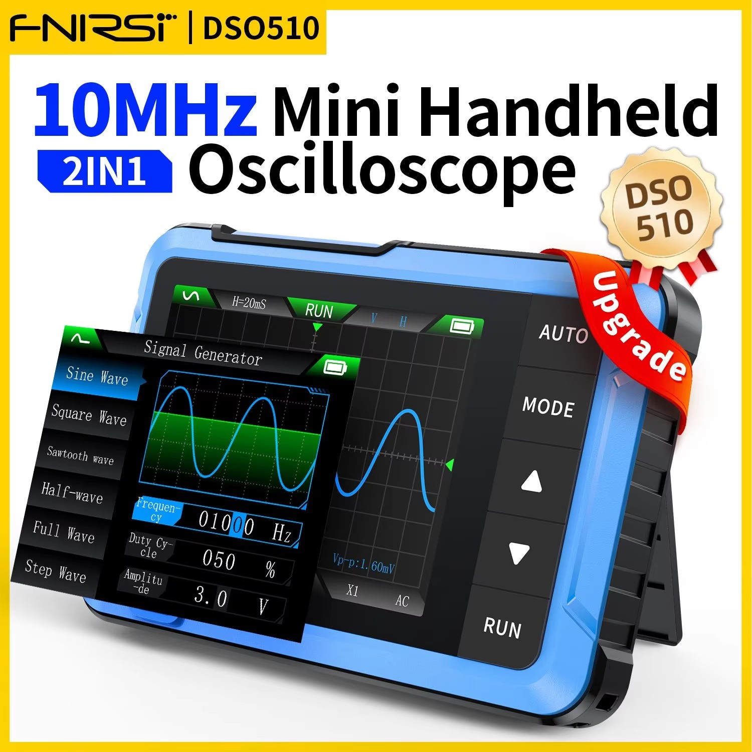 FNIRSI nowy DSO510 DSO152 DSO1 – Fnirsi Digital Oscilloscope Handheld recenzja i cena