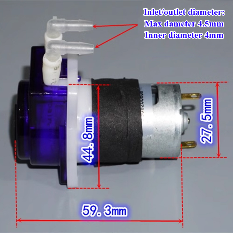 ATK-21.6-A 12-24V Mini Pompka  – Mini Peristaltic Pump 12V recenzja i cena